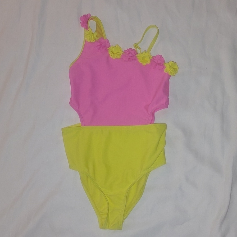 Cynthia Rowley Girls One Piece Swimsuit Size 8